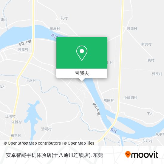 安卓智能手机体验店(十八通讯连锁店)地图