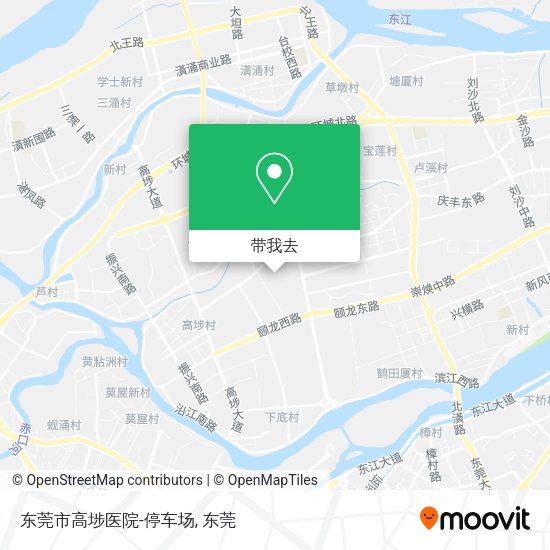 东莞市高埗医院-停车场地图
