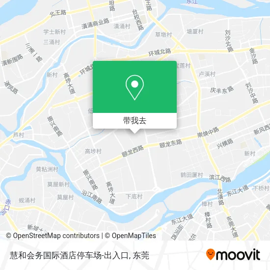 慧和会务国际酒店停车场-出入口地图