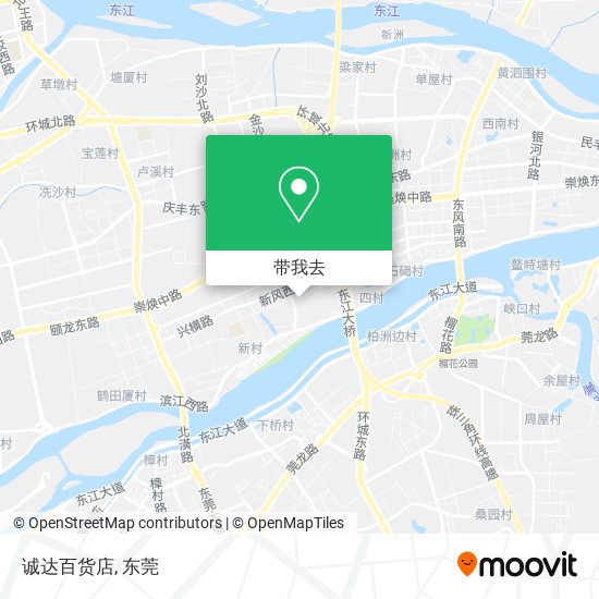 诚达百货店地图