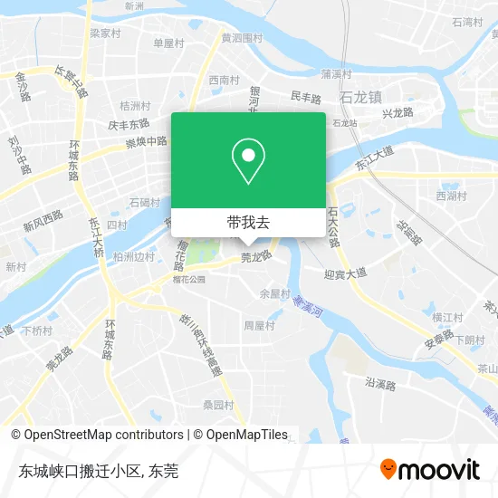 东城峡口搬迁小区地图