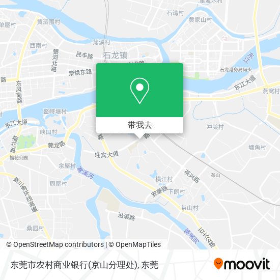 东莞市农村商业银行(京山分理处)地图