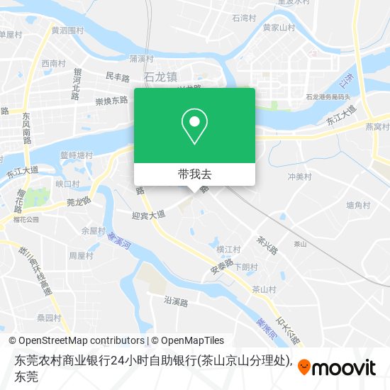 东莞农村商业银行24小时自助银行(茶山京山分理处)地图