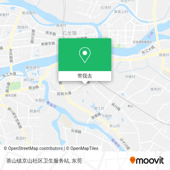 茶山镇京山社区卫生服务站地图