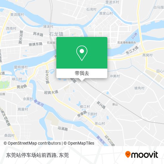 东莞站停车场站前西路地图