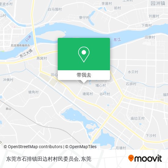 东莞市石排镇田边村村民委员会地图