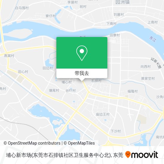 埔心新市场(东莞市石排镇社区卫生服务中心北)地图