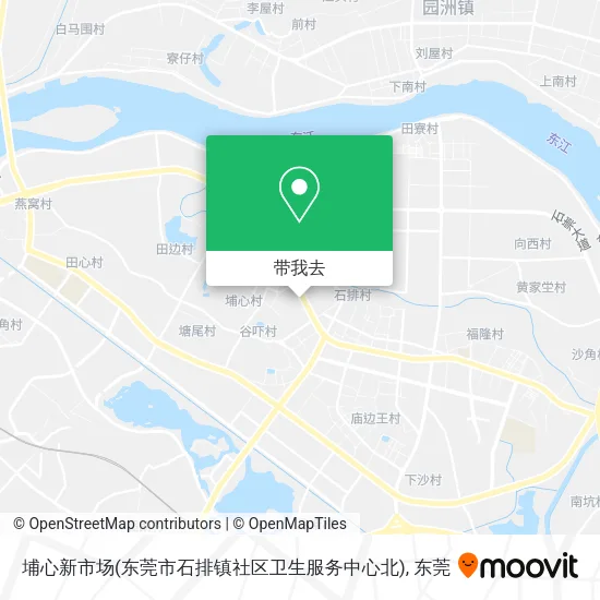 埔心新市场(东莞市石排镇社区卫生服务中心北)地图