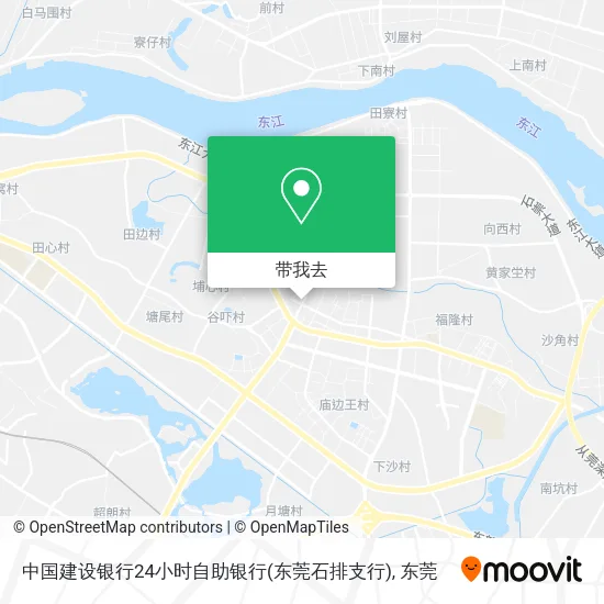 中国建设银行24小时自助银行(东莞石排支行)地图
