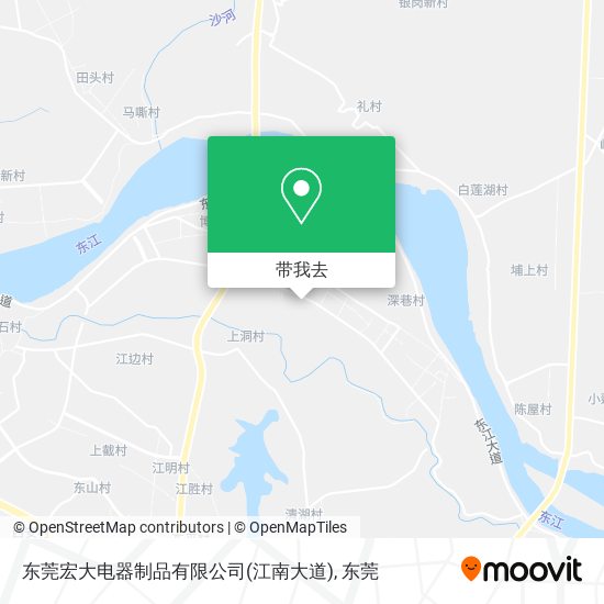 东莞宏大电器制品有限公司(江南大道)地图