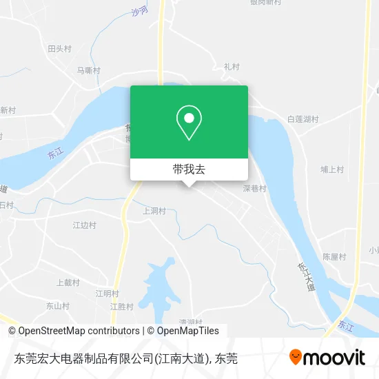 东莞宏大电器制品有限公司(江南大道)地图