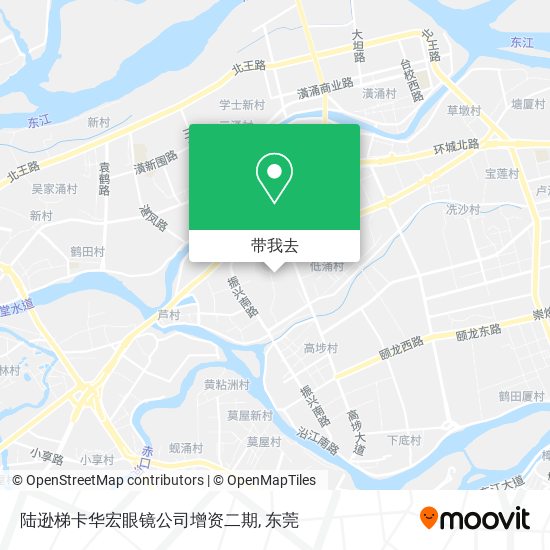 陆逊梯卡华宏眼镜公司增资二期地图