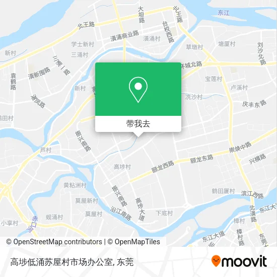 高埗低涌苏屋村市场办公室地图