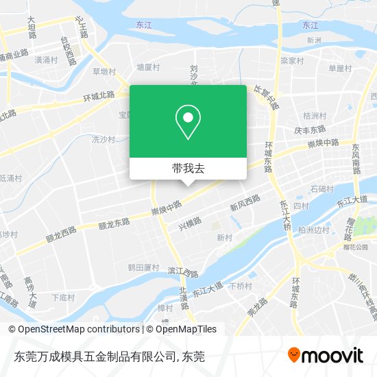东莞万成模具五金制品有限公司地图