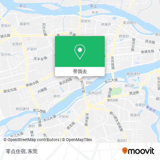零点住宿地图