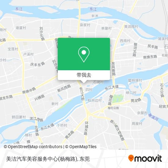 美洁汽车美容服务中心(杨梅路)地图