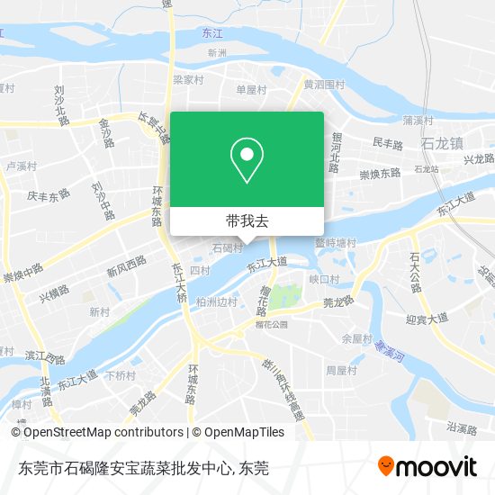 东莞市石碣隆安宝蔬菜批发中心地图