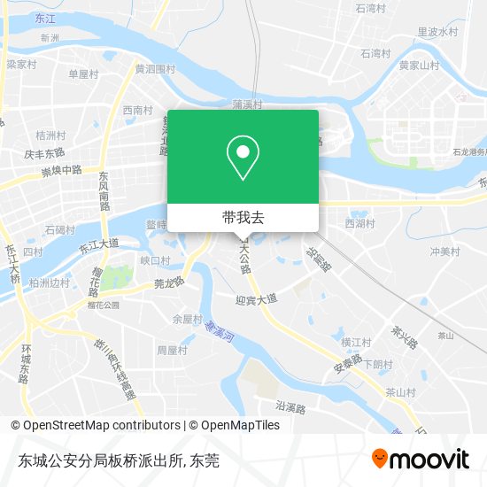 东城公安分局板桥派出所地图