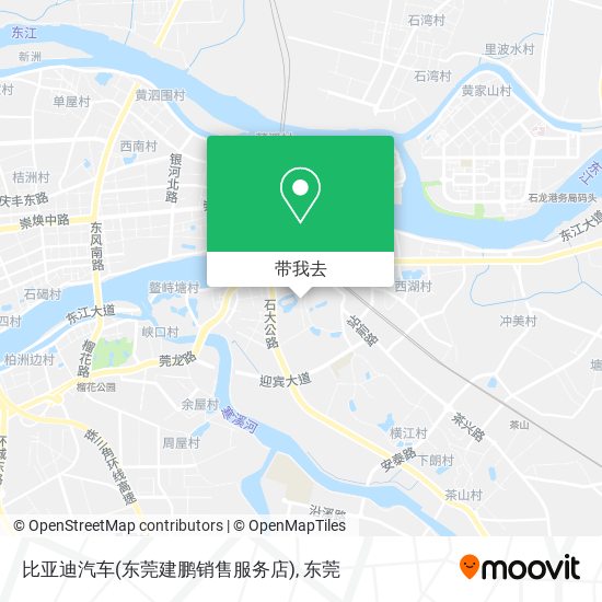比亚迪汽车(东莞建鹏销售服务店)地图