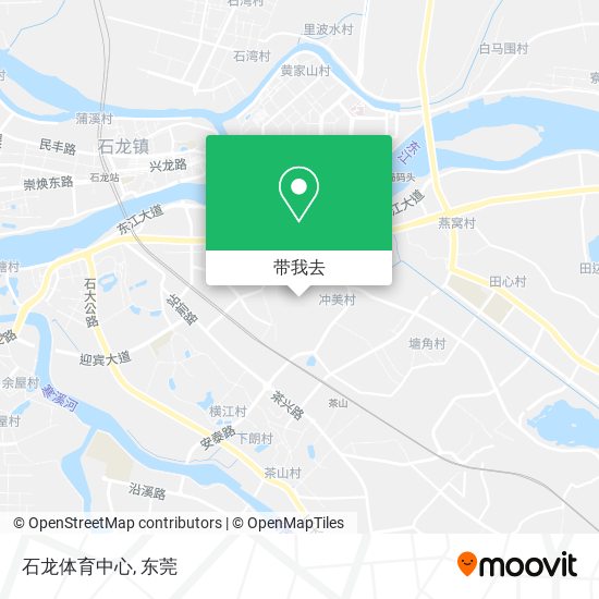 石龙体育中心地图