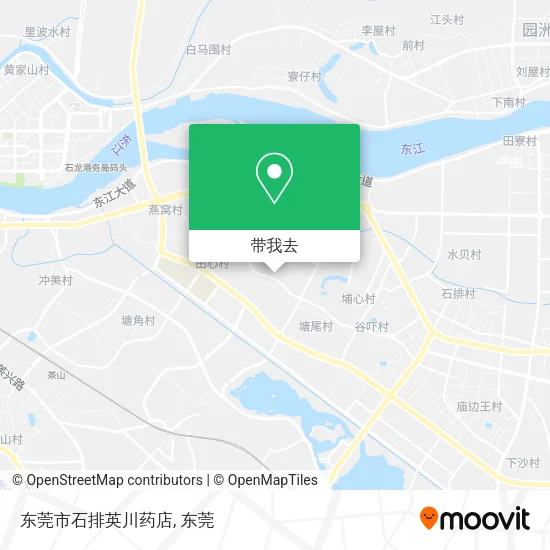 东莞市石排英川药店地图