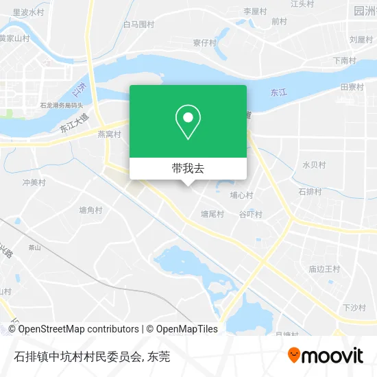 石排镇中坑村村民委员会地图