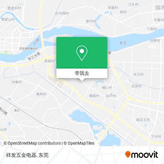 祥发五金电器地图