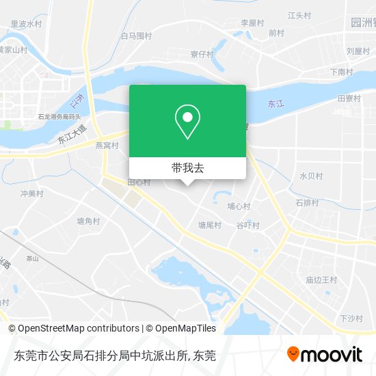 东莞市公安局石排分局中坑派出所地图