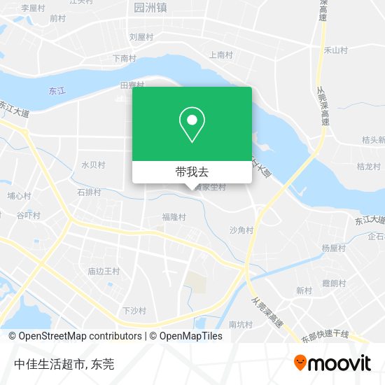 中佳生活超市地图