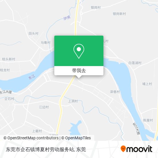 东莞市企石镇博夏村劳动服务站地图