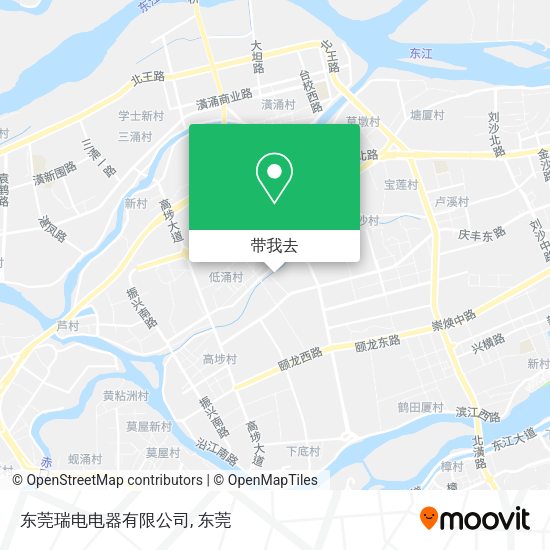 东莞瑞电电器有限公司地图