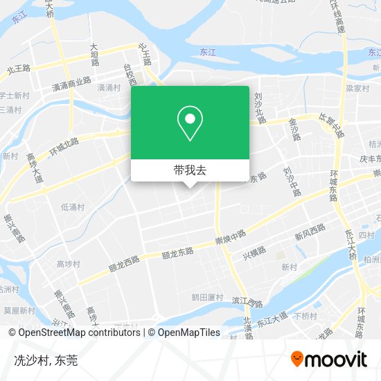 冼沙村地图