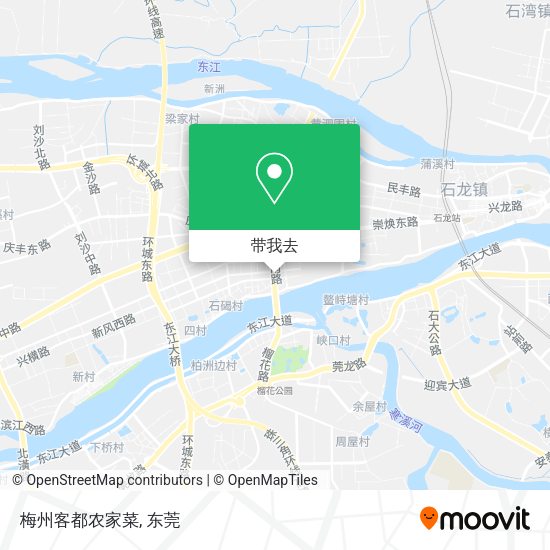 梅州客都农家菜地图