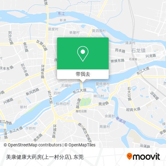 美康健康大药房(上一村分店)地图