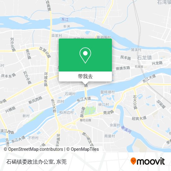 石碣镇委政法办公室地图