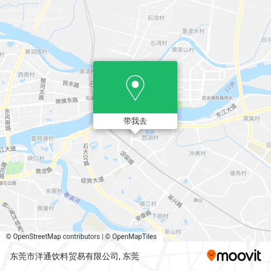 东莞市洋通饮料贸易有限公司地图