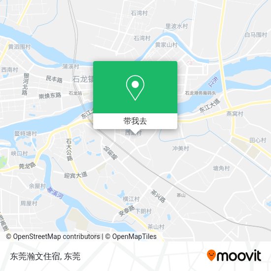 东莞瀚文住宿地图