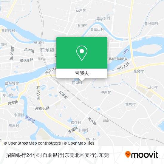 招商银行24小时自助银行(东莞北区支行)地图
