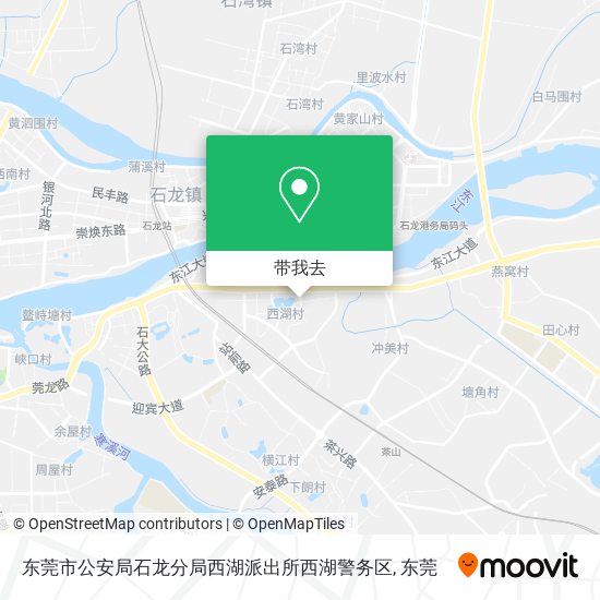 东莞市公安局石龙分局西湖派出所西湖警务区地图