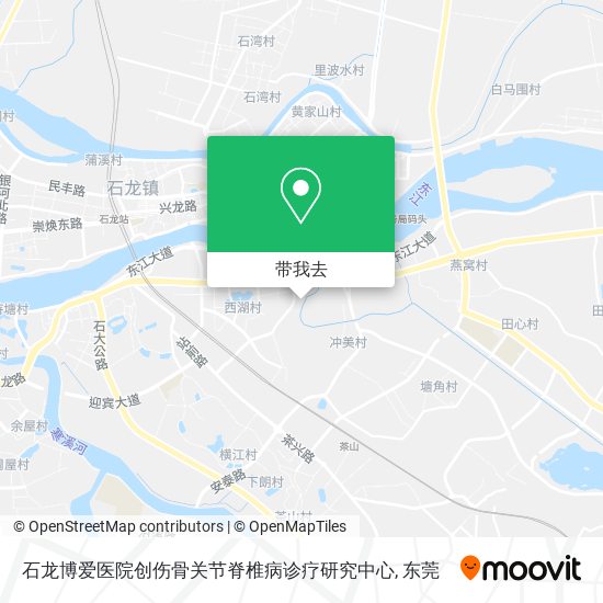 石龙博爱医院创伤骨关节脊椎病诊疗研究中心地图