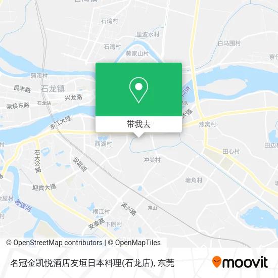 名冠金凯悦酒店友垣日本料理(石龙店)地图
