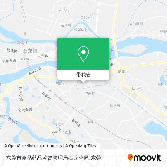 东莞市食品药品监督管理局石龙分局地图