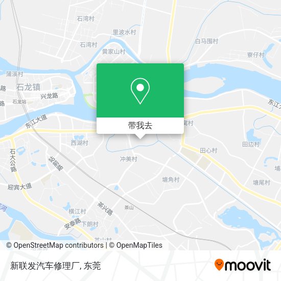 新联发汽车修理厂地图