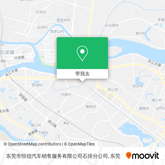 东莞市恒信汽车销售服务有限公司石排分公司地图