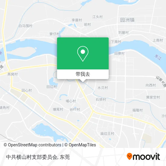 中共横山村支部委员会地图