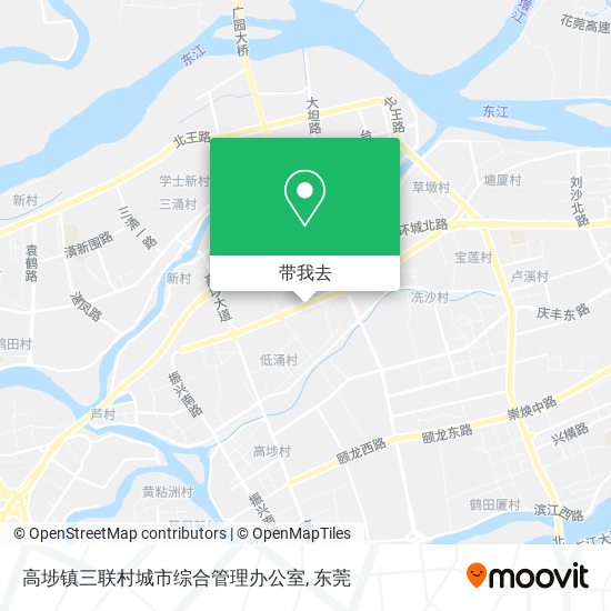 高埗镇三联村城市综合管理办公室地图