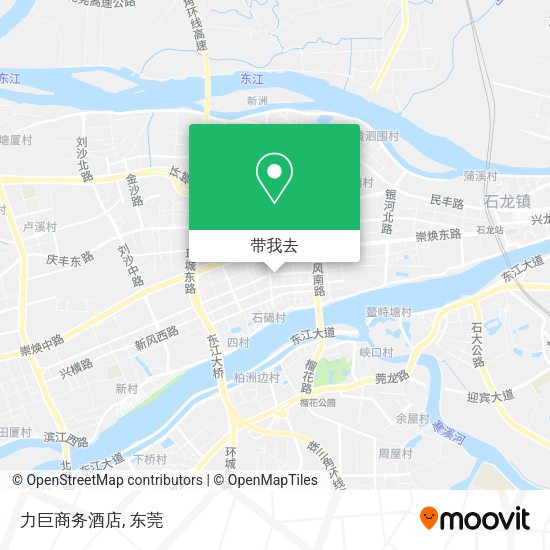 力巨商务酒店地图