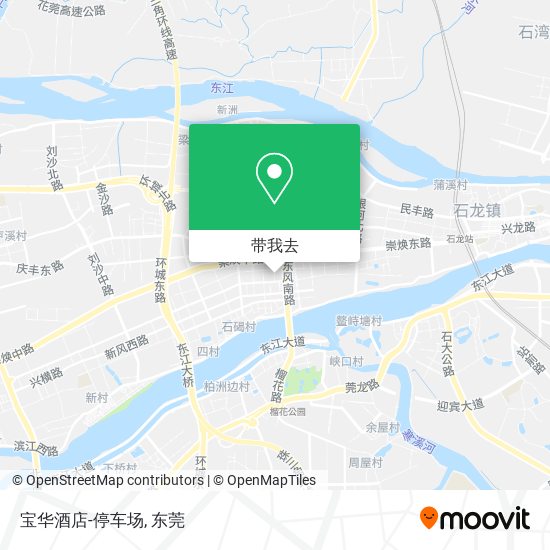 宝华酒店-停车场地图