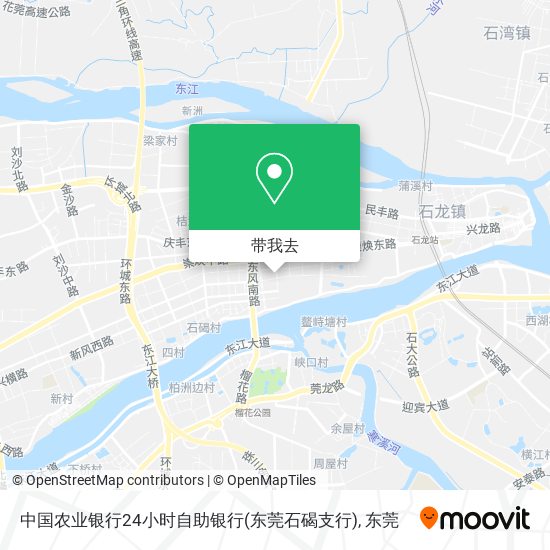 中国农业银行24小时自助银行(东莞石碣支行)地图