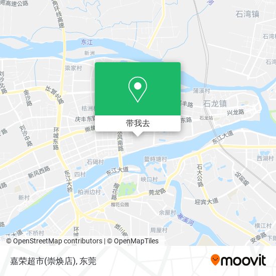 嘉荣超市(崇焕店)地图